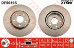 TRW Disc frana TRW DF6019S - automobilus