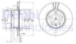 DELPHI Disc frana DELPHI BG3043 - automobilus