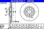 ATE Disc frana ATE 24.0125-0123.1 (24.0125-0123.1) - automobilus