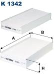 FILTRON Filtru, aer habitaclu FILTRON K 1342-2x (K 1342-2x)