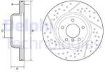 DELPHI Disc frana DELPHI BG9235C - automobilus