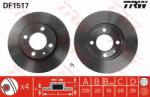 TRW Disc frana TRW DF1517 (DF1517) - automobilus