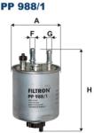 FILTRON filtru combustibil FILTRON PP 988/1 (PP 988/1) - automobilus