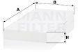 Mann-filter Filtru, aer habitaclu MANN-FILTER CU 40 110 (CU 40 110)