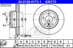 ATE Disc frana ATE 24.0130-0173.1 (24.0130-0173.1) - automobilus