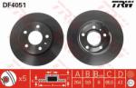 TRW Disc frana TRW DF4051 (DF4051) - automobilus