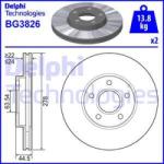 DELPHI Disc frana DELPHI BG3826 (BG3826) - automobilus