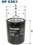 FILTRON Filtru ulei FILTRON OP 636/1 (OP 636/1) - automobilus