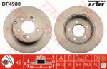 TRW Disc frana TRW DF4980 (DF4980) - automobilus