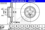 ATE Disc frana ATE 24.0130-0234.2 - automobilus