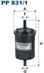 FILTRON filtru combustibil FILTRON PP 831/1 (PP 831/1) - automobilus