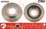 TRW Disc frana TRW DF4494 (DF4494) - automobilus