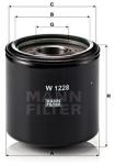Mann-filter Filtru ulei MANN-FILTER W 1228 (W 1228) - automobilus