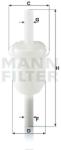 Mann-filter filtru combustibil MANN-FILTER WK 31/4 (10) (WK 31/4 (10))
