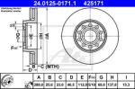 ATE Disc frana ATE 24.0125-0171.1 (24.0125-0171.1)