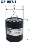 FILTRON Filtru ulei FILTRON OP 597/1 (OP 597/1) - automobilus