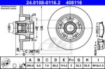 ATE Disc frana ATE 24.0108-0116.2 (24.0108-0116.2)