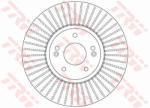 TRW Disc frana TRW DF6222 (DF6222) - automobilus