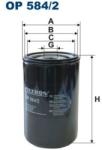 FILTRON Filtru ulei FILTRON OP 584/2 (OP 584/2) - automobilus