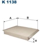 FILTRON Filtru, aer habitaclu FILTRON K 1138 - automobilus