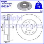 DELPHI Disc frana DELPHI BG2847 (BG2847) - automobilus