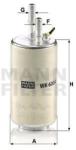 Mann-filter filtru combustibil MANN-FILTER WK 6004 (WK 6004) - automobilus