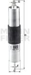 Mann-filter filtru combustibil MANN-FILTER WK 533 (WK 533) - automobilus