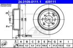 ATE Disc frana ATE 24.0109-0111.1 (24.0109-0111.1)