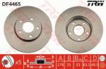 TRW Disc frana TRW DF4465 (DF4465) - automobilus