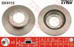 TRW Disc frana TRW DF4115 (DF4115) - automobilus