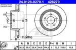 ATE Disc frana ATE 24.0128-0270.1 (24.0128-0270.1)