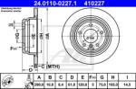 ATE Disc frana ATE 24.0110-0227.1 (24.0110-0227.1)