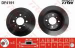 TRW Disc frana TRW DF4191 - automobilus