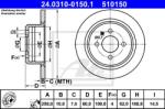 ATE Disc frana ATE PowerDisc 24.0310-0150.1 (24.0310-0150.1)