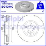 DELPHI Disc frana DELPHI BG4094C (BG4094C) - automobilus