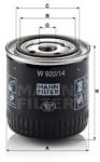 Mann-filter Filtru ulei MANN-FILTER W 920/14 (W 920/14) - automobilus