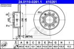 ATE Disc frana ATE 24.0110-0261.1 (24.0110-0261.1) - automobilus