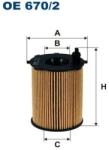 FILTRON Filtru ulei FILTRON OE 670/2 (OE 670/2) - automobilus