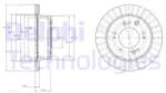 DELPHI Disc frana DELPHI BG4331 (BG4331) - automobilus