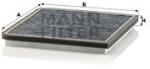 Mann-filter Filtru, aer habitaclu MANN-FILTER CUK 20 010 (CUK 20 010)