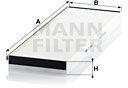 Mann-filter Filtru, aer habitaclu MANN-FILTER CU 4662 (CU 4662) - automobilus