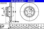 ATE Disc frana ATE 24.0124-0248.1 (24.0124-0248.1) - automobilus
