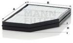 Mann-filter Filtru, aer habitaclu MANN-FILTER CU 32 002 (CU 32 002)
