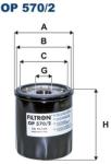 FILTRON Filtru ulei FILTRON OP 570/2 - automobilus