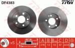 TRW Disc frana TRW DF4383 (DF4383) - automobilus
