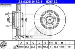 ATE Disc frana ATE 24.0325-0162.1 - automobilus