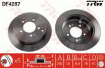 TRW Disc frana TRW DF4287 (DF4287) - automobilus