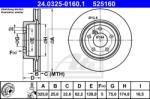 ATE Disc frana ATE PowerDisc 24.0325-0160.1 (24.0325-0160.1)