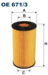 FILTRON Filtru ulei FILTRON OE 671/3 (OE 671/3) - automobilus