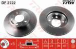 TRW Disc frana TRW DF2722 (DF2722) - automobilus